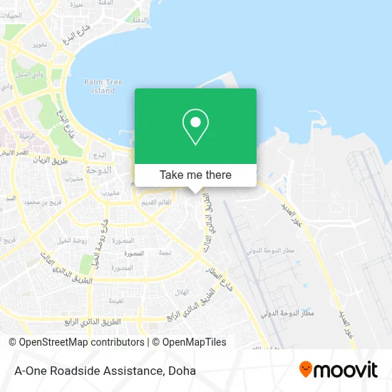 A-One Roadside Assistance map