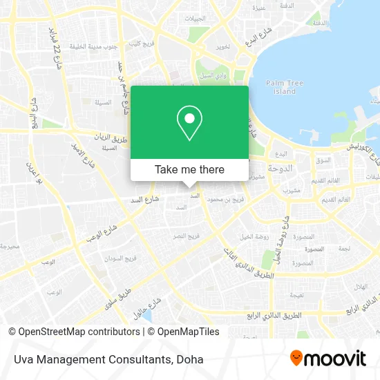 Uva Management Consultants map