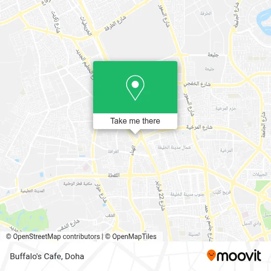 Buffalo's Cafe map