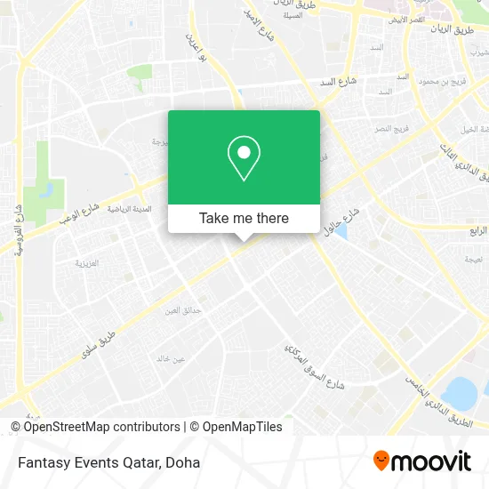 Fantasy Events Qatar map