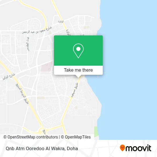 Qnb Atm Ooredoo Al Wakra map
