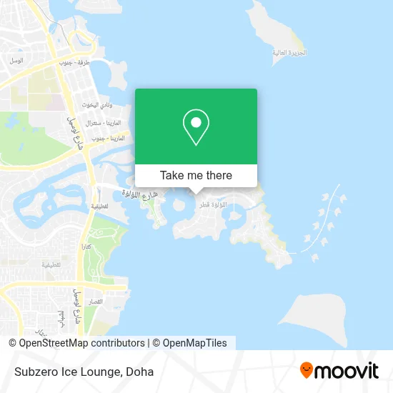 Subzero Ice Lounge map