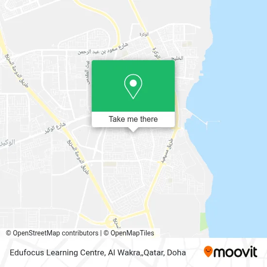 Edufocus Learning Centre, Al Wakra,,Qatar map