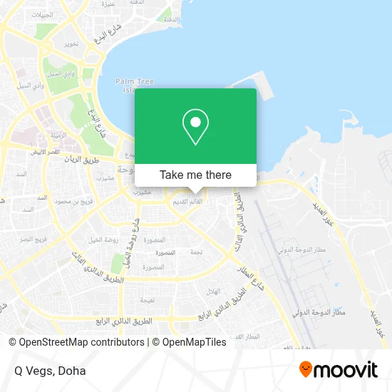 Q Vegs map