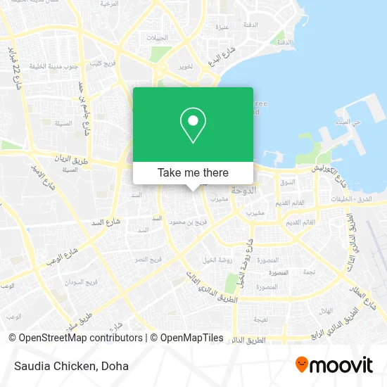 Saudia Chicken map