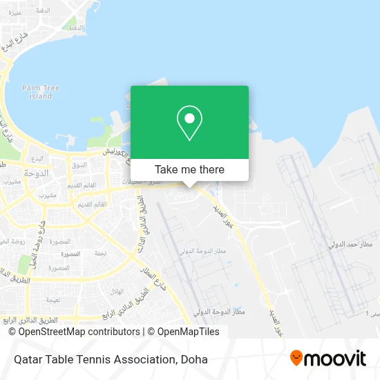Qatar Table Tennis Association map