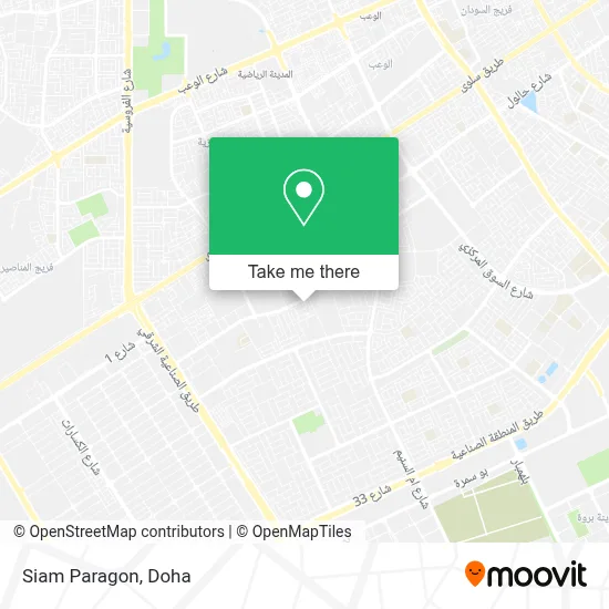 Siam Paragon map