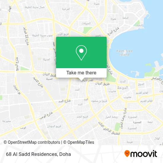 68 Al Sadd Residences map