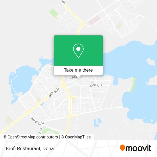 Brofi Restaurant map