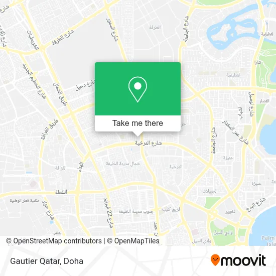 Gautier Qatar map