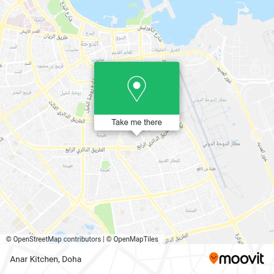 Anar Kitchen map