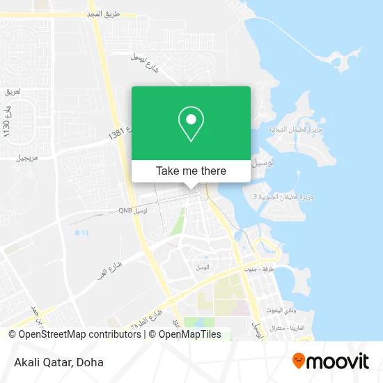 Akali Qatar map