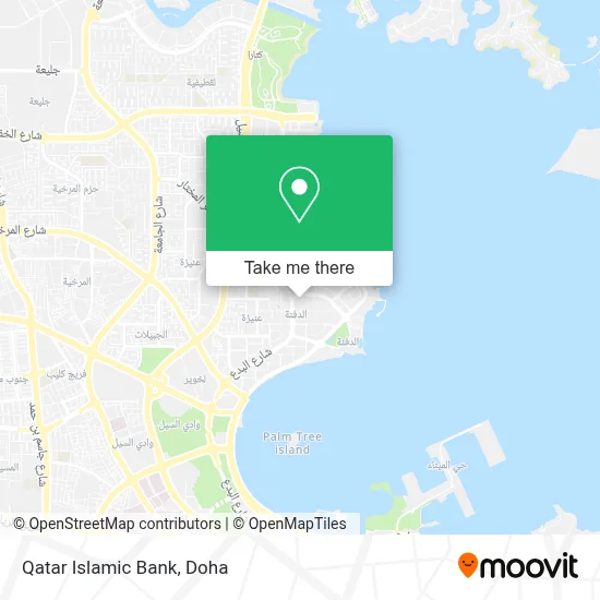 Qatar Islamic Bank map