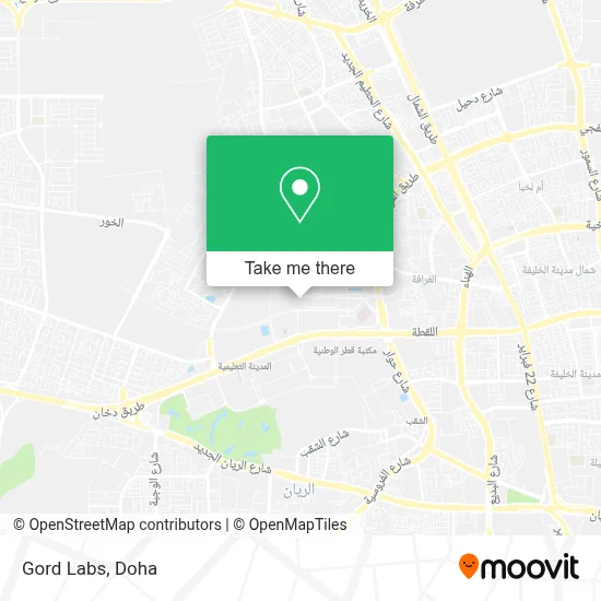 Gord Labs map