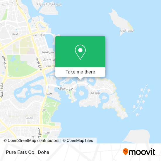 Pure Eats Co. map