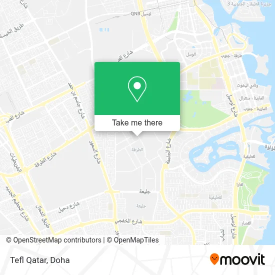 Tefl Qatar map