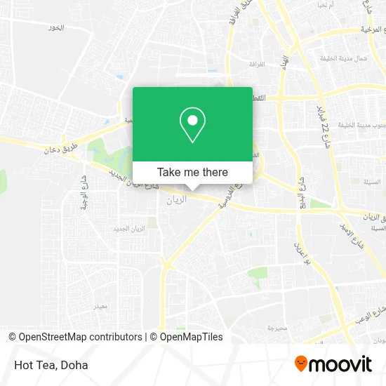 Hot Tea map