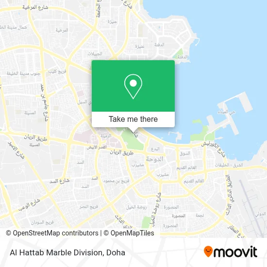 Al Hattab Marble Division map