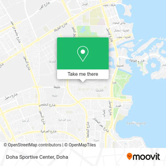 Doha Sportive Center map