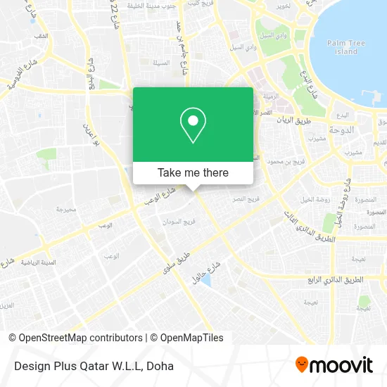 Design Plus Qatar W.L.L map