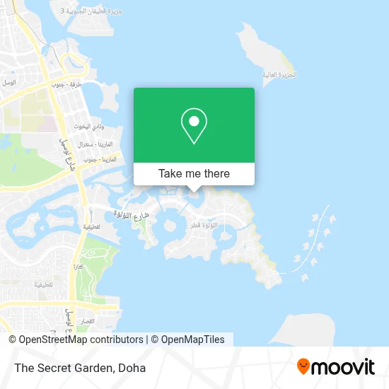 The Secret Garden map