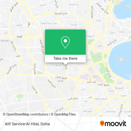 Alif Service-Al Hilal map