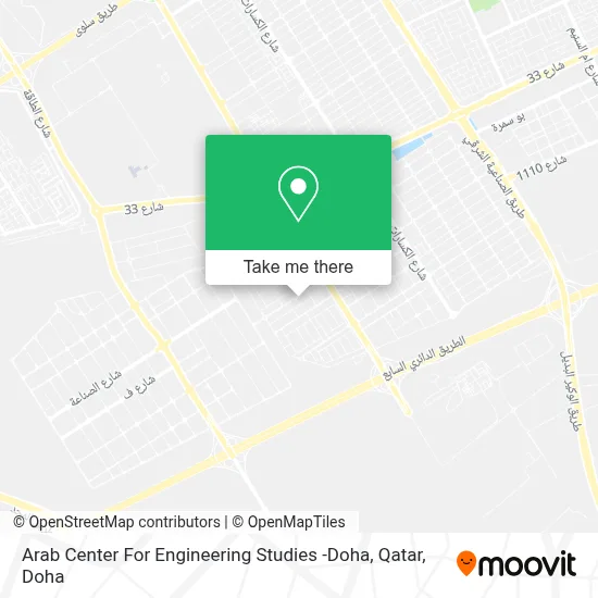 Arab Center For Engineering Studies -Doha, Qatar map
