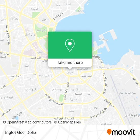 Inglot Gcc map