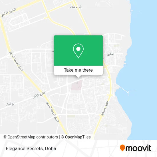 Elegance Secrets map
