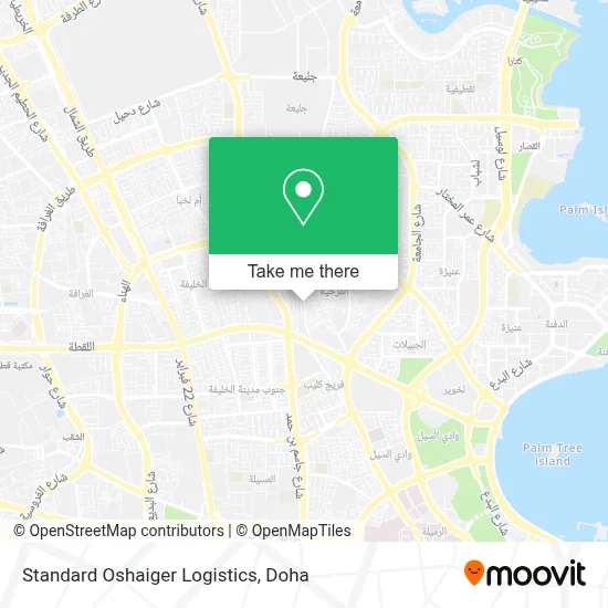 Standard Oshaiger Logistics map