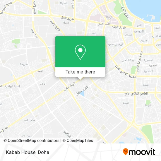 Kabab House map