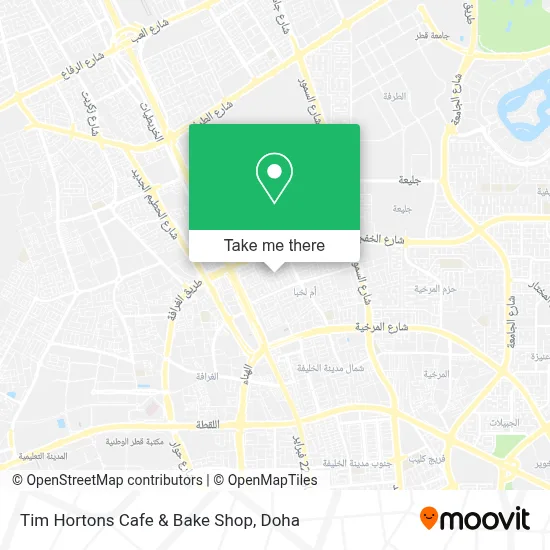 Tim Hortons Cafe & Bake Shop map