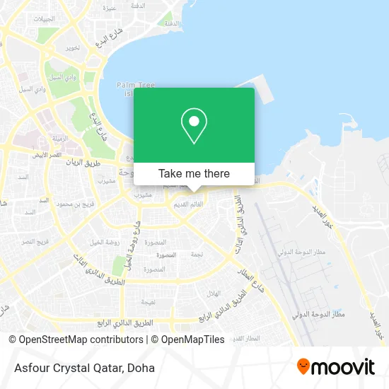 Asfour Crystal Qatar map
