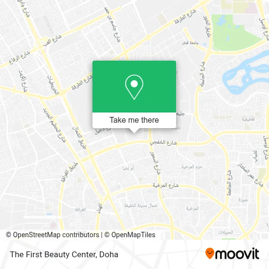 The First Beauty Center map