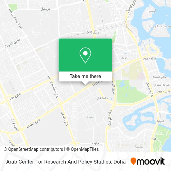 Arab Center For Research And Policy Studies map