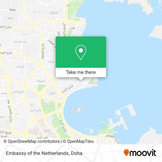 Embassy of the Netherlands map