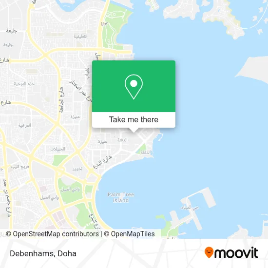 Debenhams map