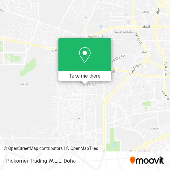 Pickorner Trading W.L.L map