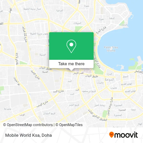 Mobile World Ksa map