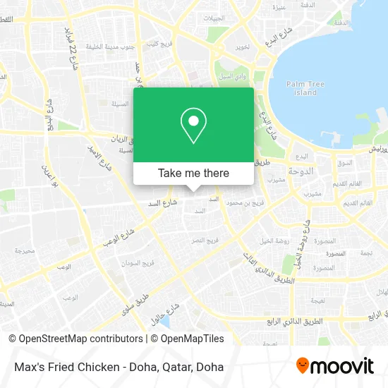 Max's Fried Chicken - Doha, Qatar map