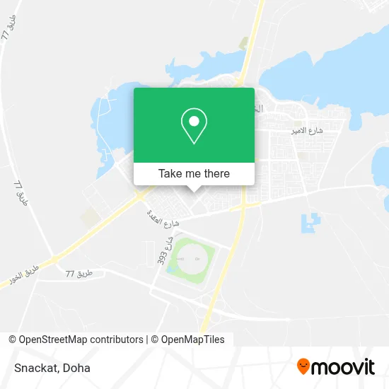 Snackat map