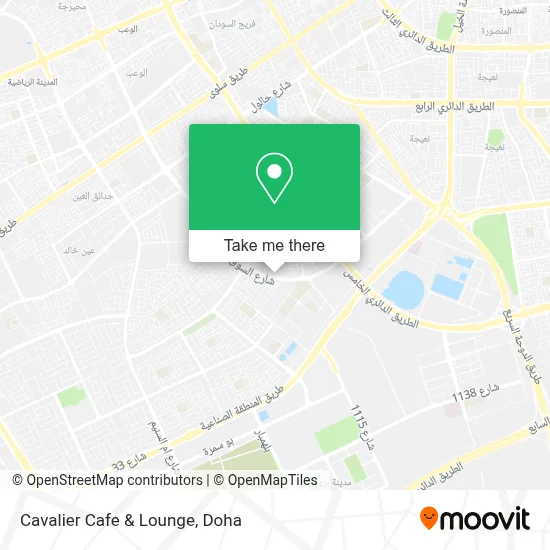 Cavalier Cafe & Lounge map
