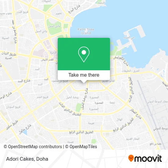Adori Cakes map