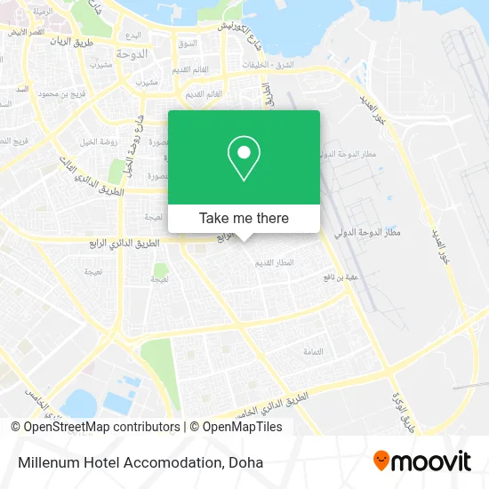 Millenum Hotel Accomodation map