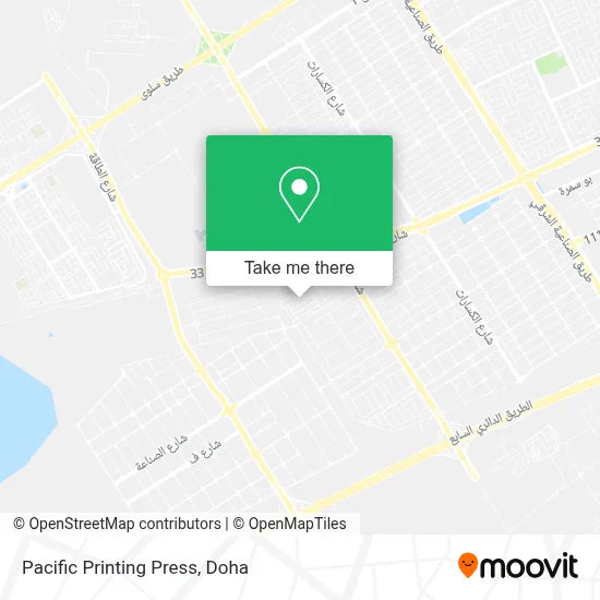 Pacific Printing Press map