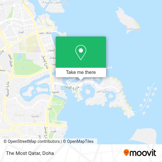 The Most Qatar map