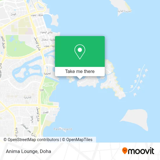 Anima Lounge map