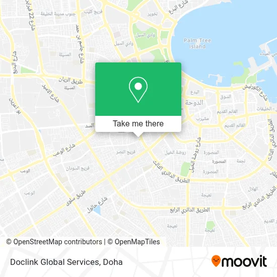 Doclink Global Services map