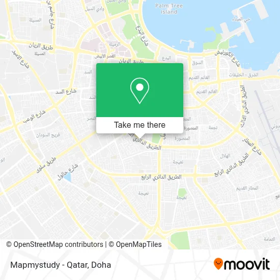 Mapmystudy - Qatar map