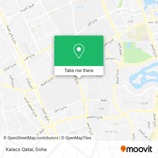 Kalacs Qatar map